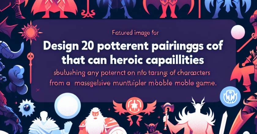20 Pasangan Hero Mobile Legend yang Mematikan