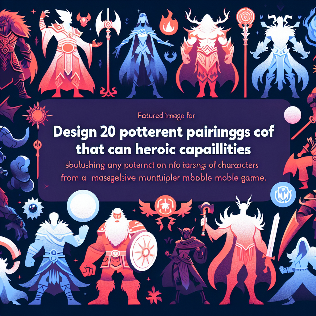 20 Pasangan Hero Mobile Legend yang Mematikan
