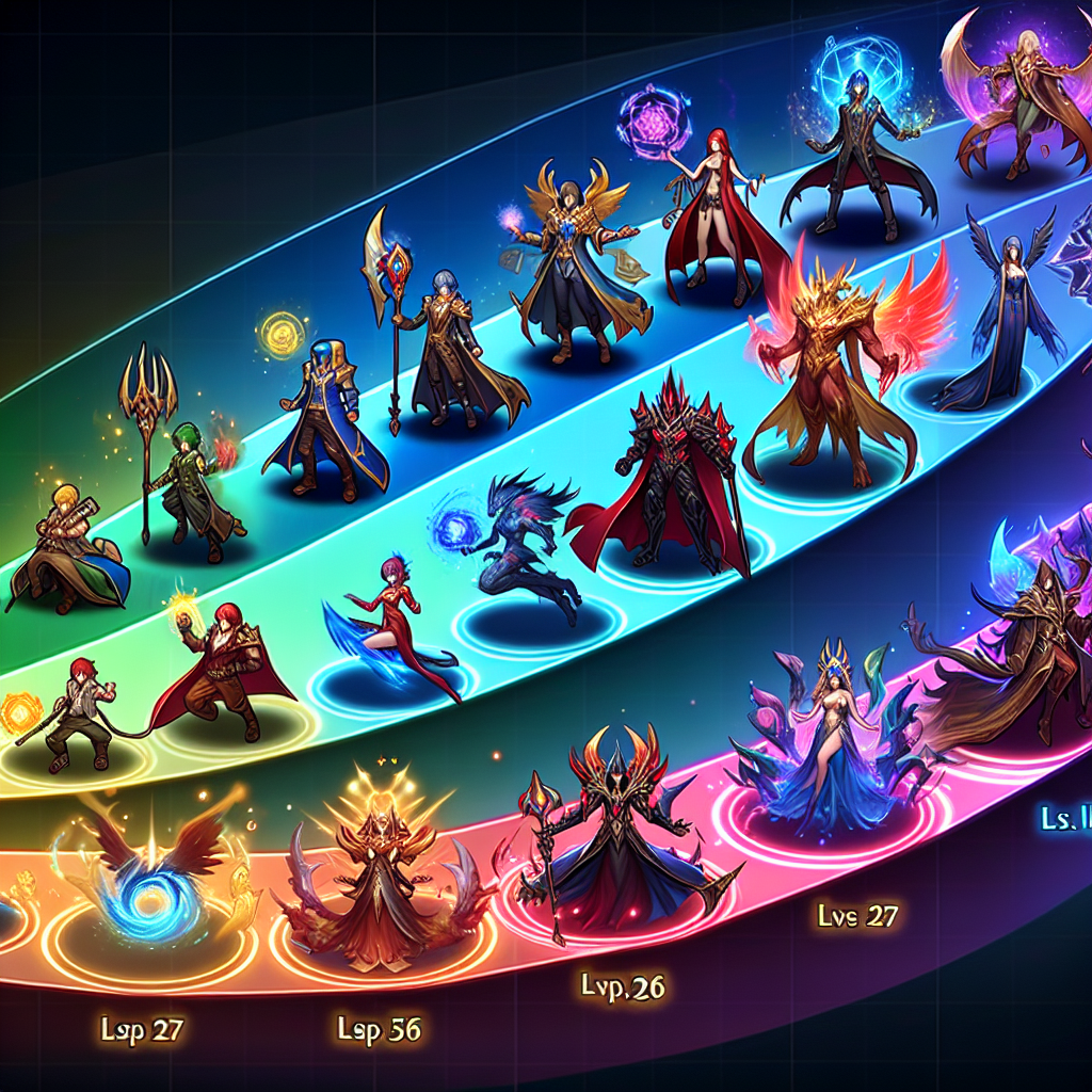 urutan level mobile legend